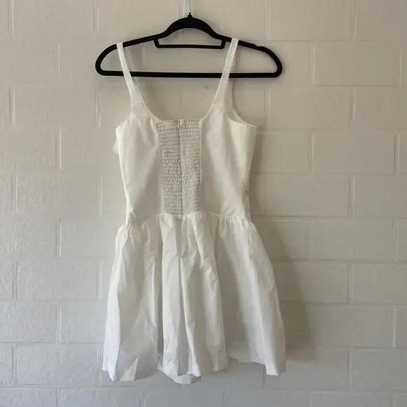 Amanda Uprichard 'Paterson' White Dress Size M New $248 msrp - Picture 8 of 9